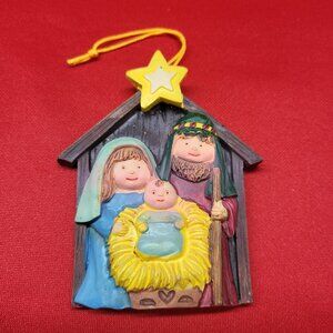 Holy Family Nativity Ornament